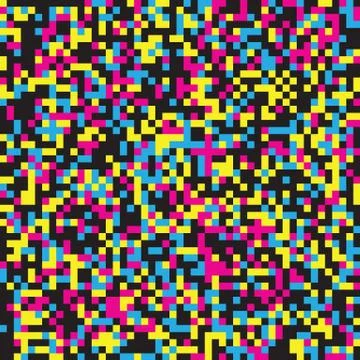 Abstract Pixel Background Illustrazione stock