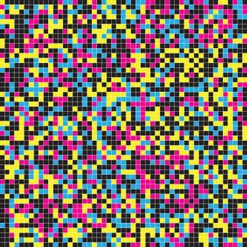 Abstract Pixel Background Stock Illustration