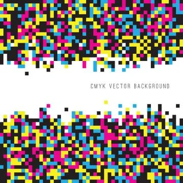 Abstract Pixel Background Stock Illustration