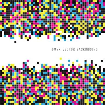 Abstract Pixel Background Stock Illustration