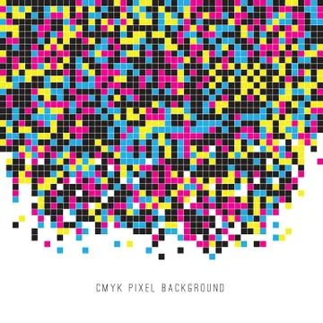 Abstract Pixel Background Stock Illustration