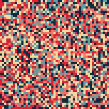 Abstract Pixel Background Stock Illustration
