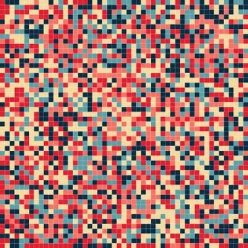 Abstract Pixel Background Stock Illustration