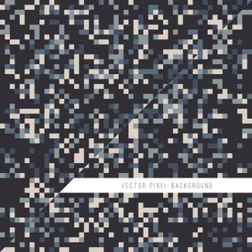 Abstract Pixel Background Stock Illustration
