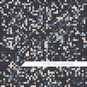 Abstract Pixel Background Stock Illustration