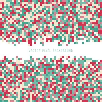 Abstract Pixel Background Stock Illustration