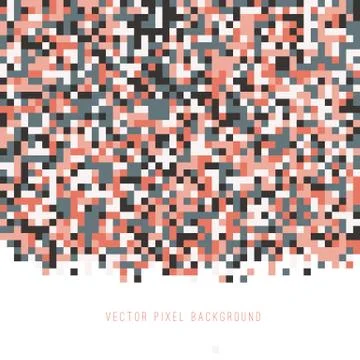 Abstract Pixel Background Stock Illustration
