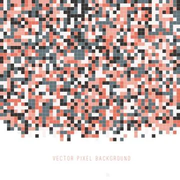 Abstract Pixel Background Stock Illustration