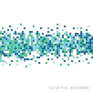 Abstract Pixel Background Stock Illustration