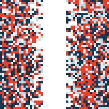 Abstract Pixel Background Stock Illustration