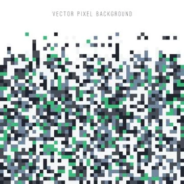 Abstract Pixel Background Stock Illustration