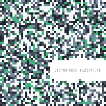 Abstract Pixel Background Stock Illustration