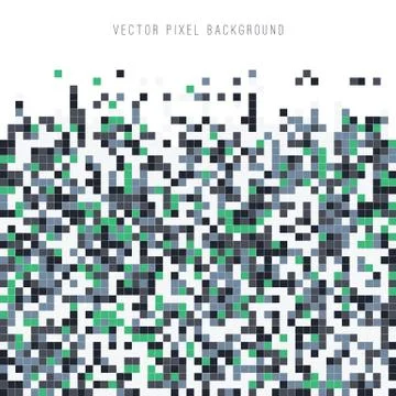 Abstract Pixel Background Stock Illustration