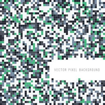 Abstract Pixel Background Stock Illustration