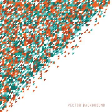 Abstract Pixel Background Stock Illustration