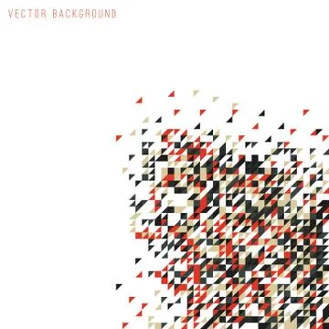 Abstract Pixel Background Illustrazione stock