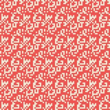 Abstract Pixel Background Stock Illustration