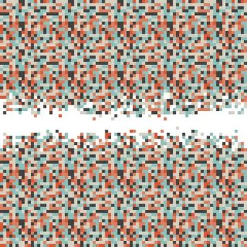 Abstract Pixel Background Stock Illustration