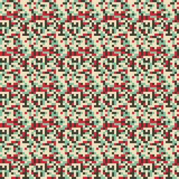 Abstract Pixel Background Stock Illustration