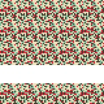 Abstract Pixel Background Stock Illustration
