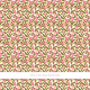 Abstract Pixel Background Stock Illustration