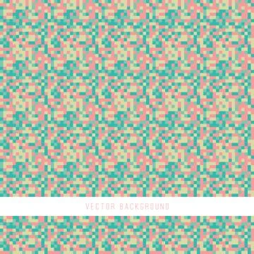 Abstract Pixel Background Stock Illustration