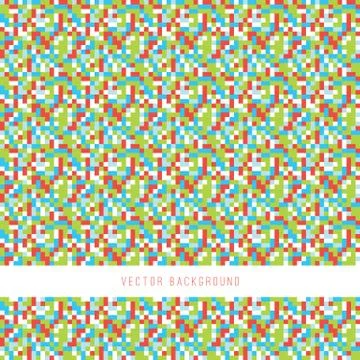 Abstract Pixel Background Stock Illustration