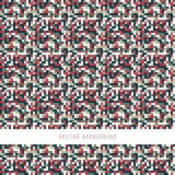 Abstract Pixel Background Stock Illustration