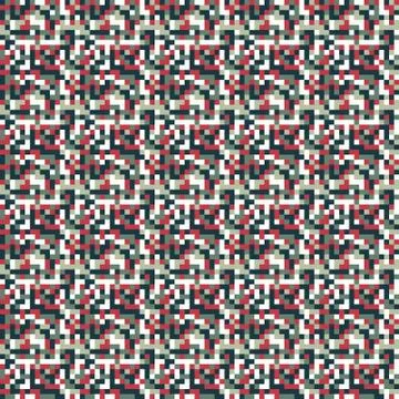 Abstract Pixel Background Stock Illustration