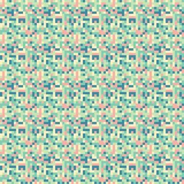 Abstract Pixel Background Stock Illustration