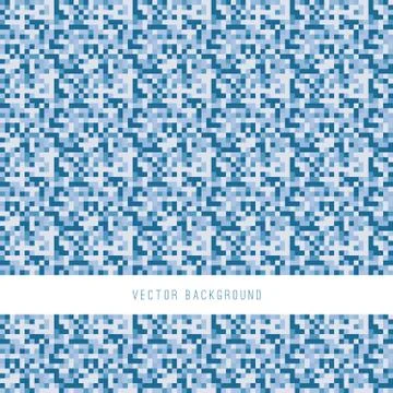 Abstract Pixel Background Stock Illustration