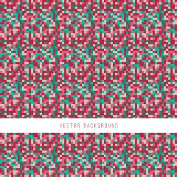 Abstract Pixel Background Stock Illustration