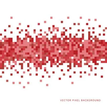 Abstract Pixel Background Stock Illustration