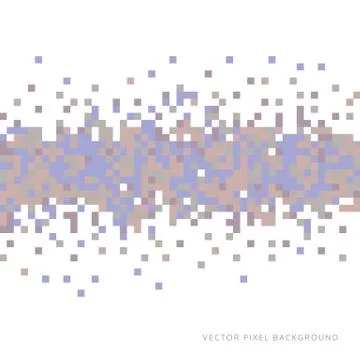 Abstract Pixel Background Stock Illustration
