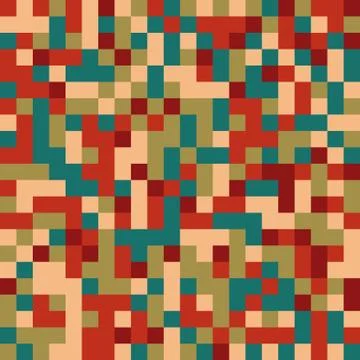 Abstract Pixel Background Stock Illustration