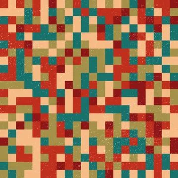 Abstract Pixel Background Stock Illustration