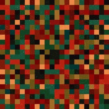 Abstract Pixel Background Stock Illustration