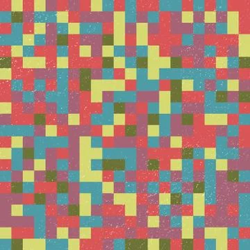 Abstract Pixel Background Stock Illustration