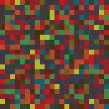 Abstract Pixel Background Stock Illustration