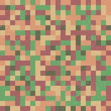 Abstract Pixel Background Stock Illustration