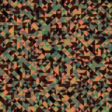 Abstract Pixel Background Stock Illustration