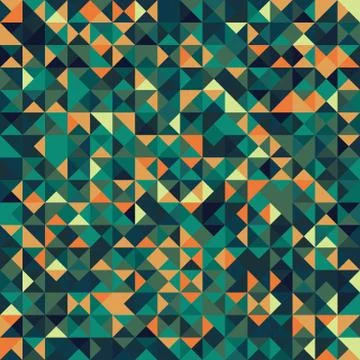 Abstract Pixel Background Stock Illustration