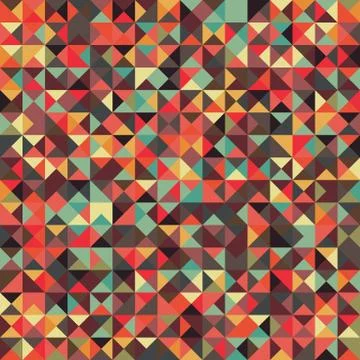 Abstract Pixel Background Stock Illustration