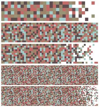 Abstract Pixel Background Stock Illustration