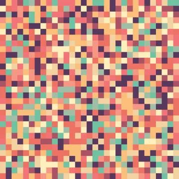 Abstract Pixel Background Stock Illustration