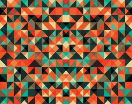 Abstract Pixel Background Stock Illustration