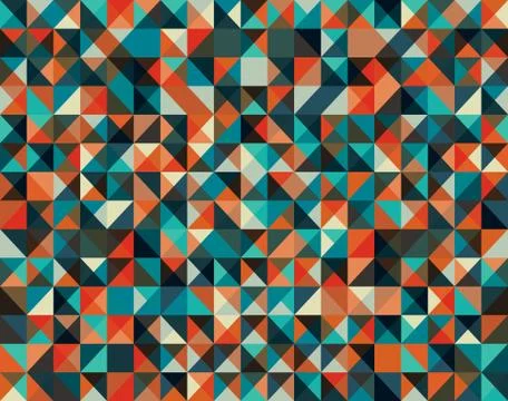 Abstract Pixel Background Stock Illustration