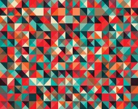 Abstract Pixel Background Stock Illustration