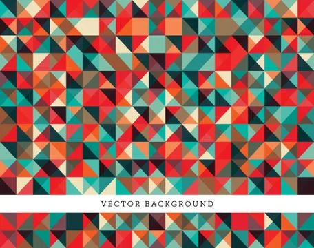 Abstract Pixel Background Stock Illustration
