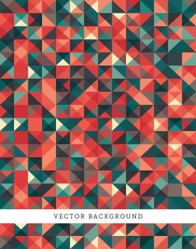 Abstract Pixel Background Stock Illustration
